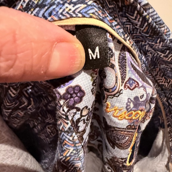 Luchiano Visconti Black Button Down Medium Great condition - Picture 9 of 10